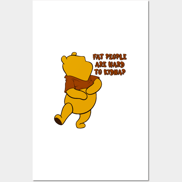 Vintage funny Bear Wall Art by PyGeek